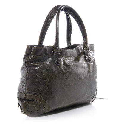 Balenciaga Chevre Classic Hardware Purse Olive Brown 3 of 8