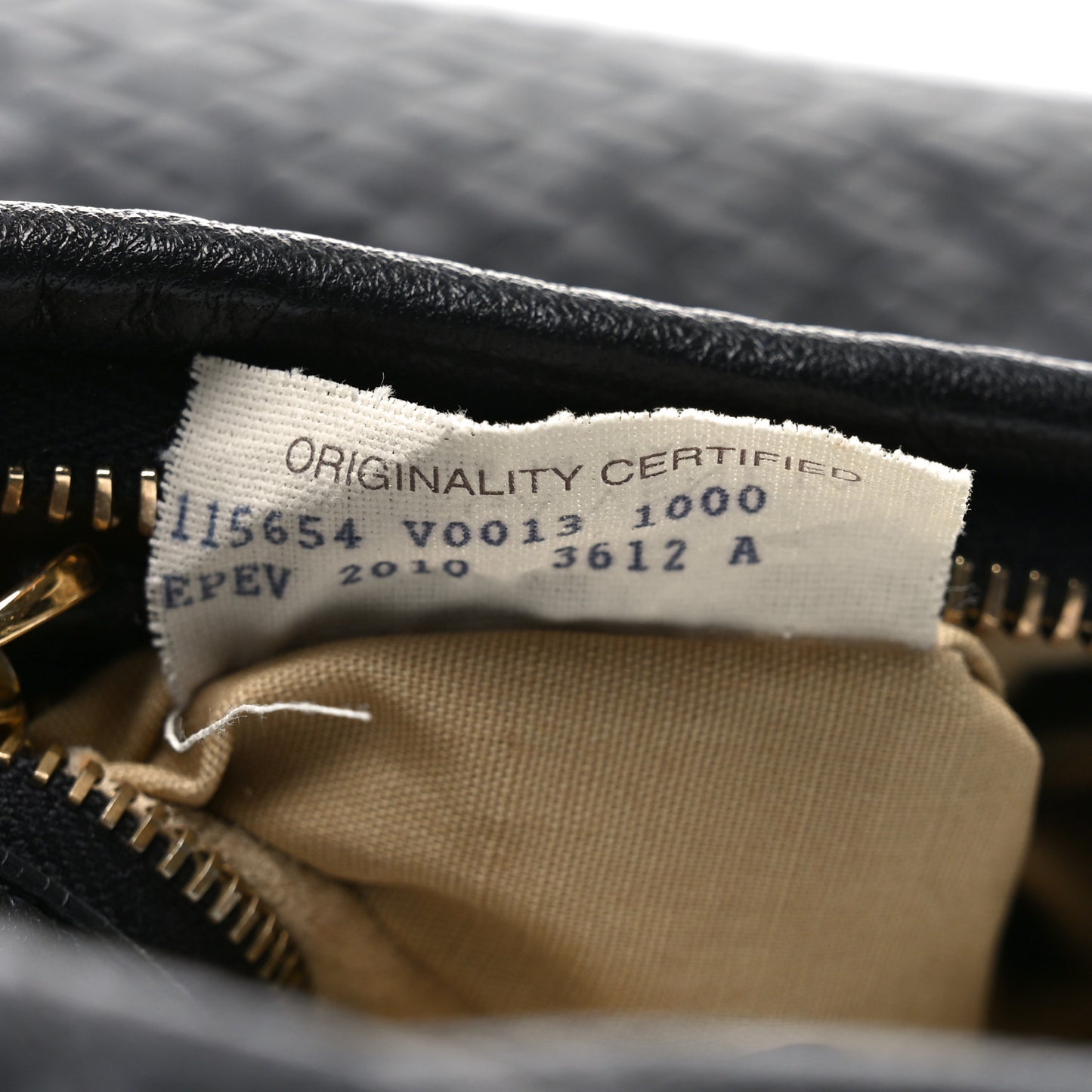 Nappa Intrecciato Large Veneta Hobo Black