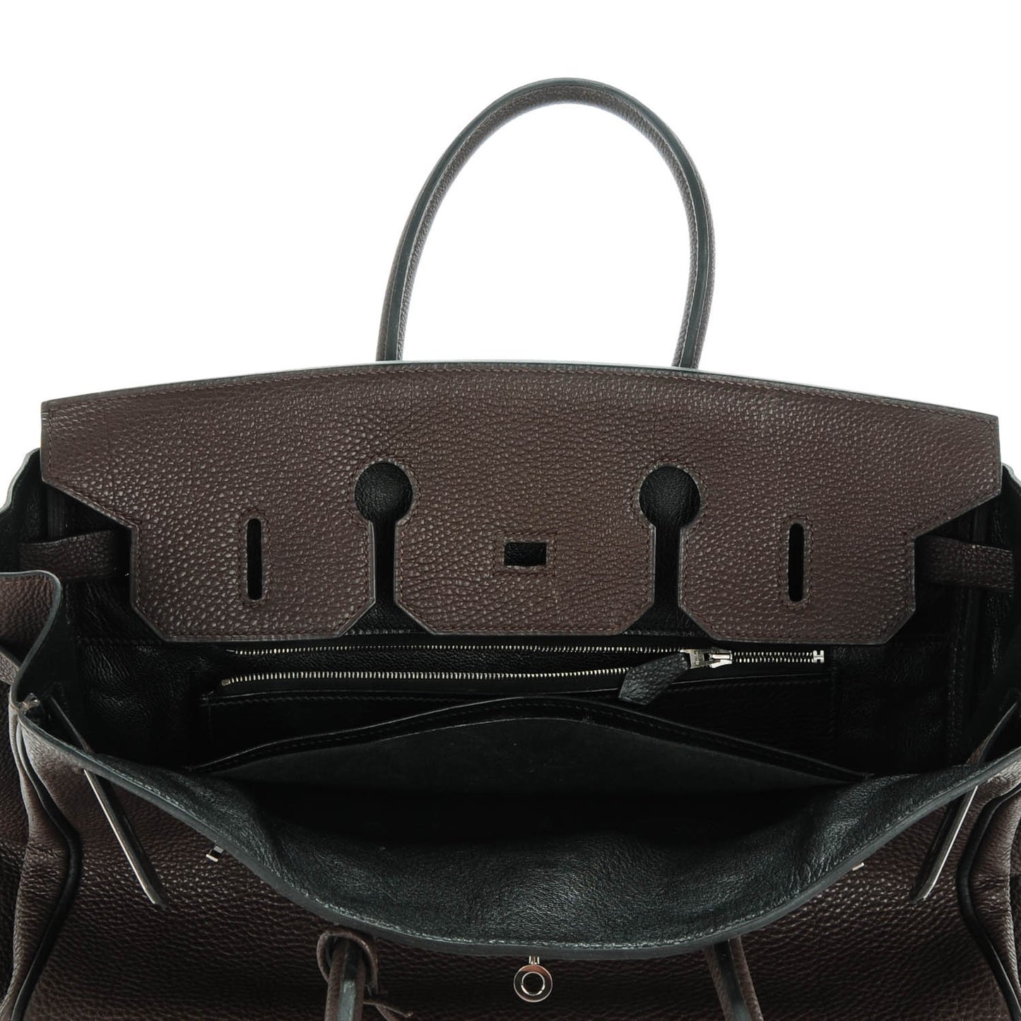 Togo Bi-Color Birkin 35 Chocolate Black
