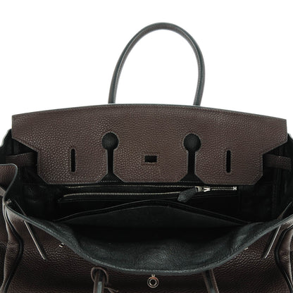 Hermes Togo Bi-Color Birkin 35 Chocolate Black 6 of 22