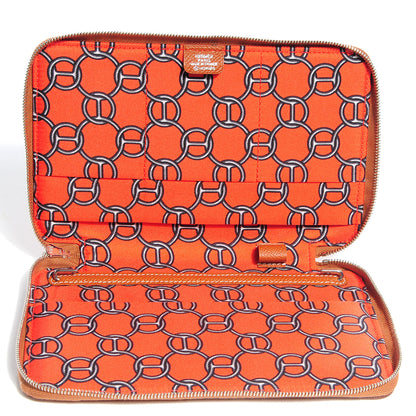 Hermes Epsom Silkydaily Agenda Cover Cognac 6 of 12