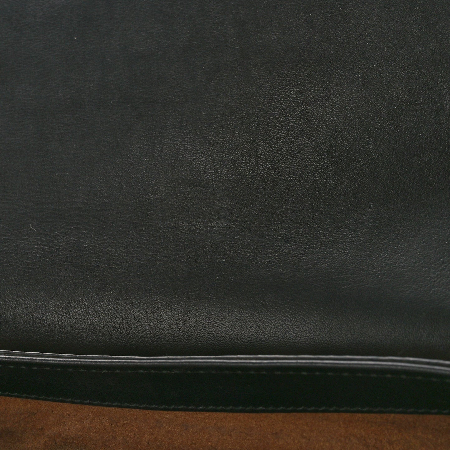 GG Supreme Monogram Web Medium Padlock Messenger Shoulder Bag Black