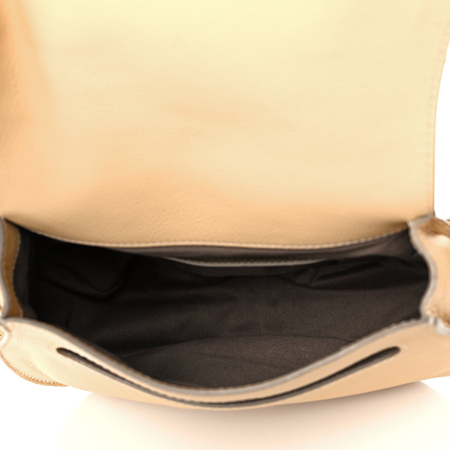 Chloe Grained Calfskin Medium Marcie Saddle Bag Cork Beige 5 of 14