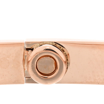 Cartier 18K Pink Gold 6 Diamond Small LOVE Bracelet 16 5 of 7