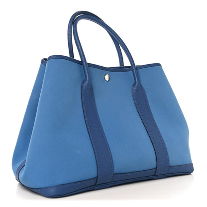 Hermes Toile Officier Negonda Garden Party 36 MM Azur Bleu Brighton 3 of 9