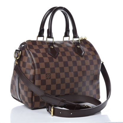 Louis Vuitton Damier Ebene Speedy Bandouliere 25 3 of 11