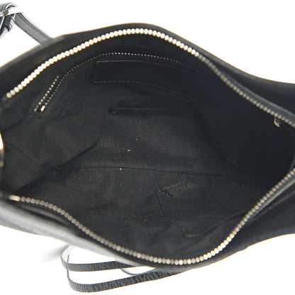 Balenciaga Chevre Silver Metallic Edge Hardware Hip Black 4 of 9