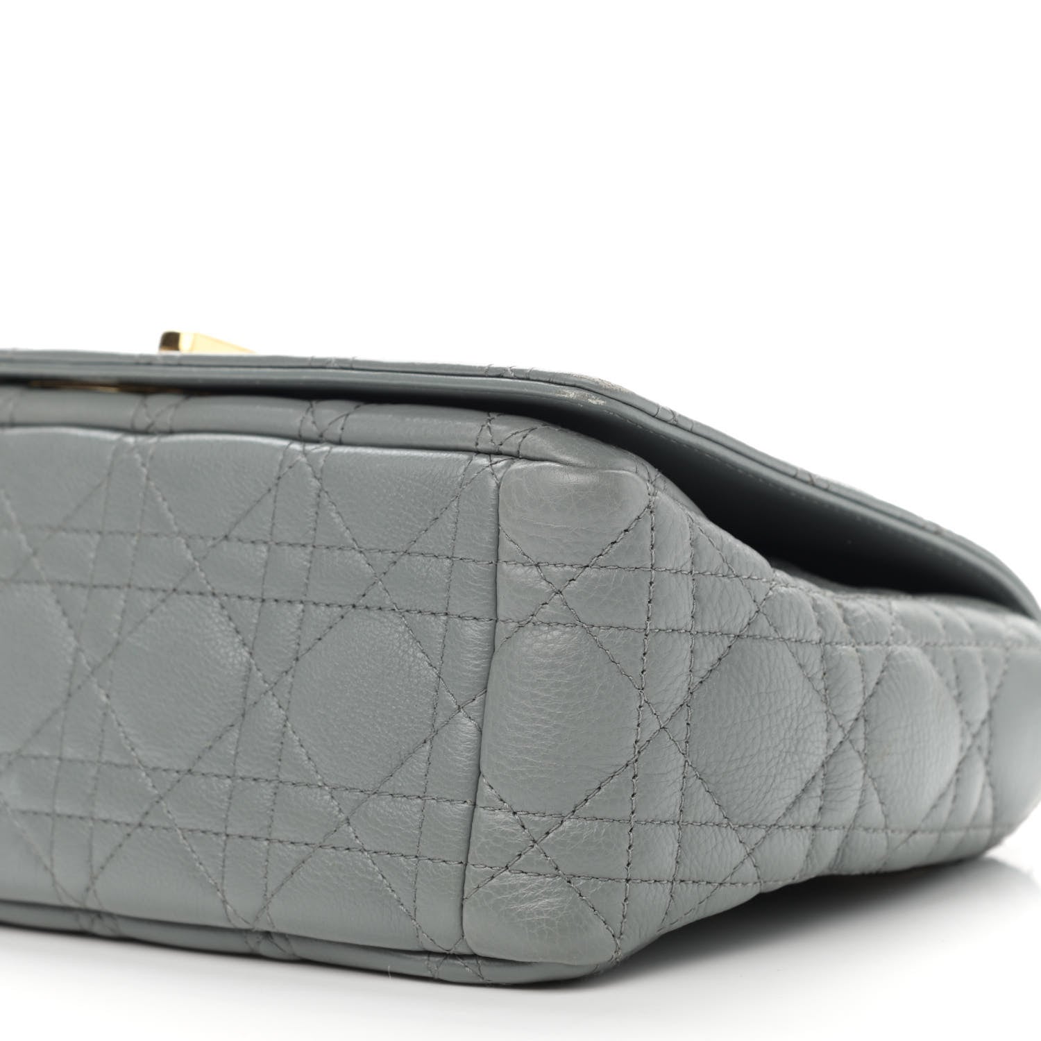 Christian Dior Lambskin Cannage Medium Caro Bag Grey 10 of 10