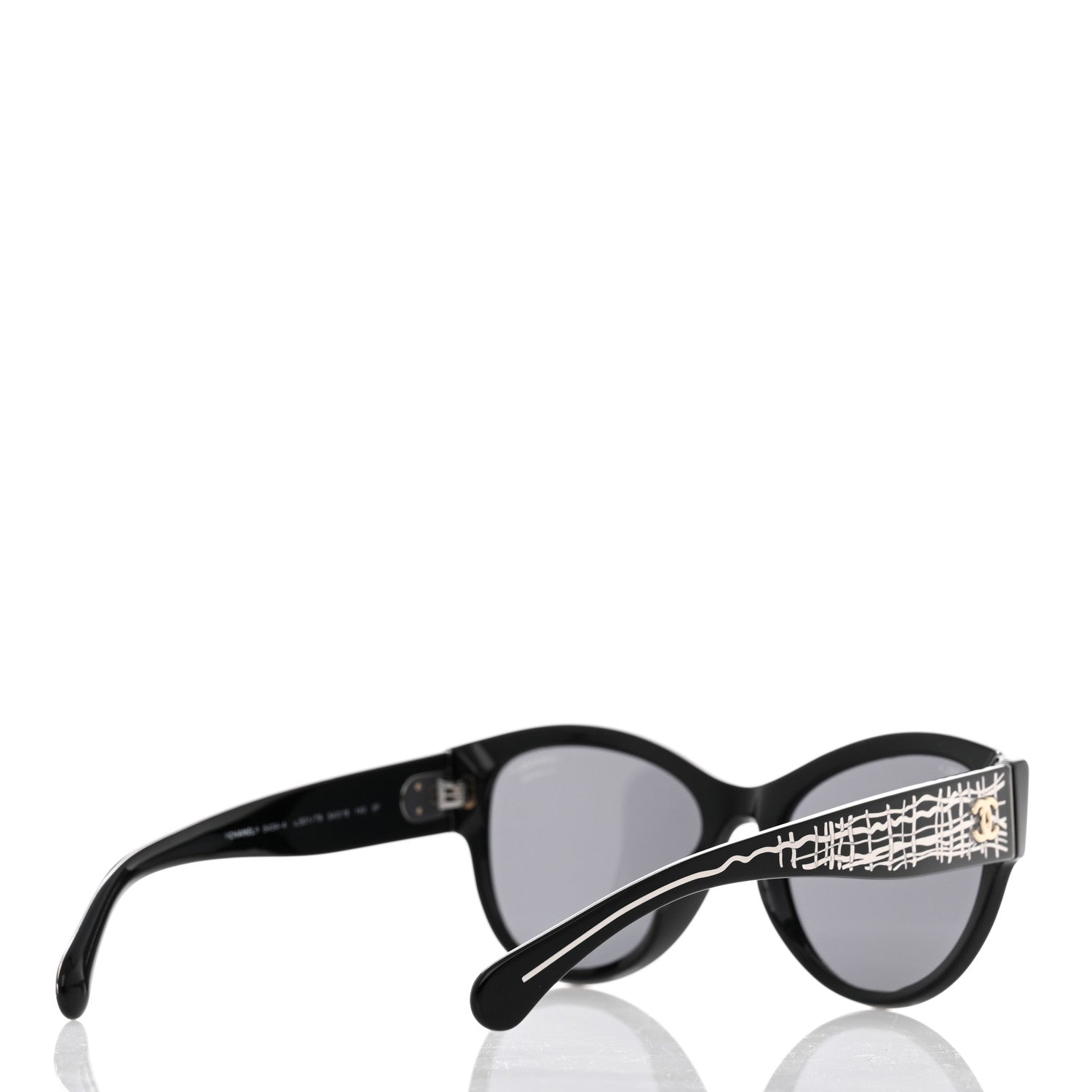 Chanel Acetate Polarized Pantos Sunglasses 5434-A Black 4 of 8