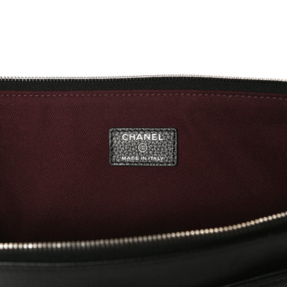Chanel Grained Calfskin Large Neo Executive Cosmetic Case Black 5 of 12