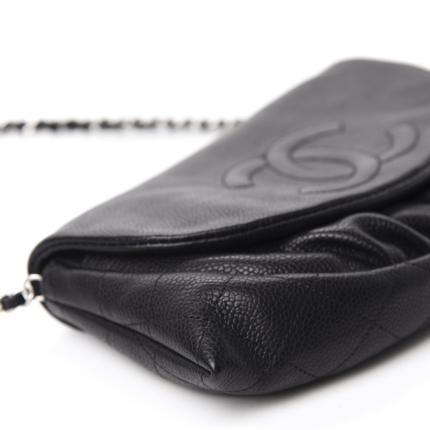 Caviar Half Moon Wallet On Chain WOC Black