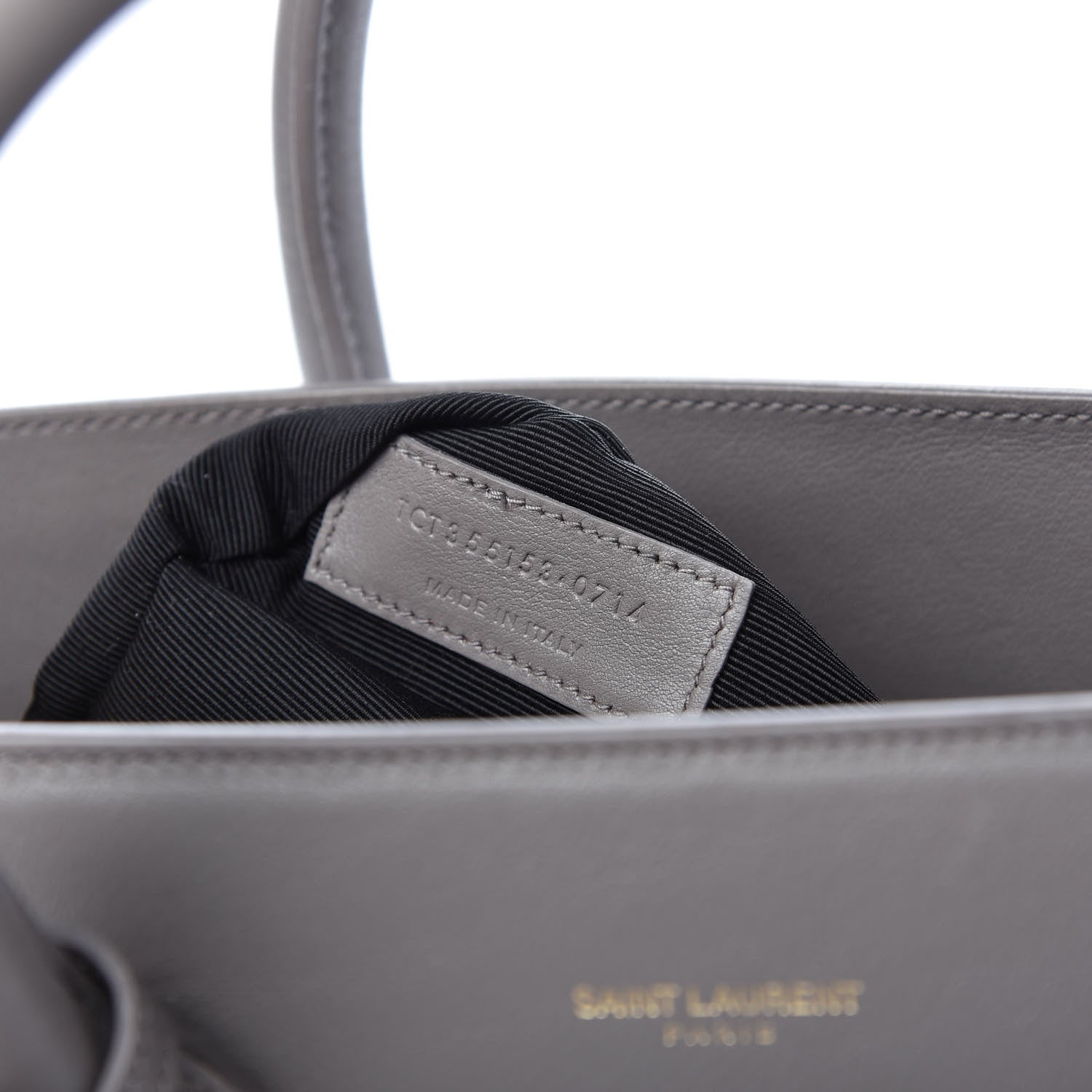 Saint Laurent Calfskin Small Sac De Jour Fog 9 of 10