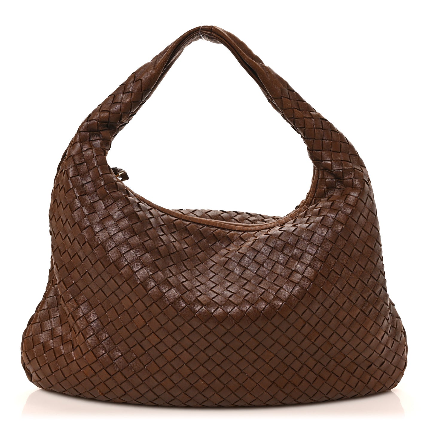 Nappa Intrecciato Medium Veneta Hobo Maple