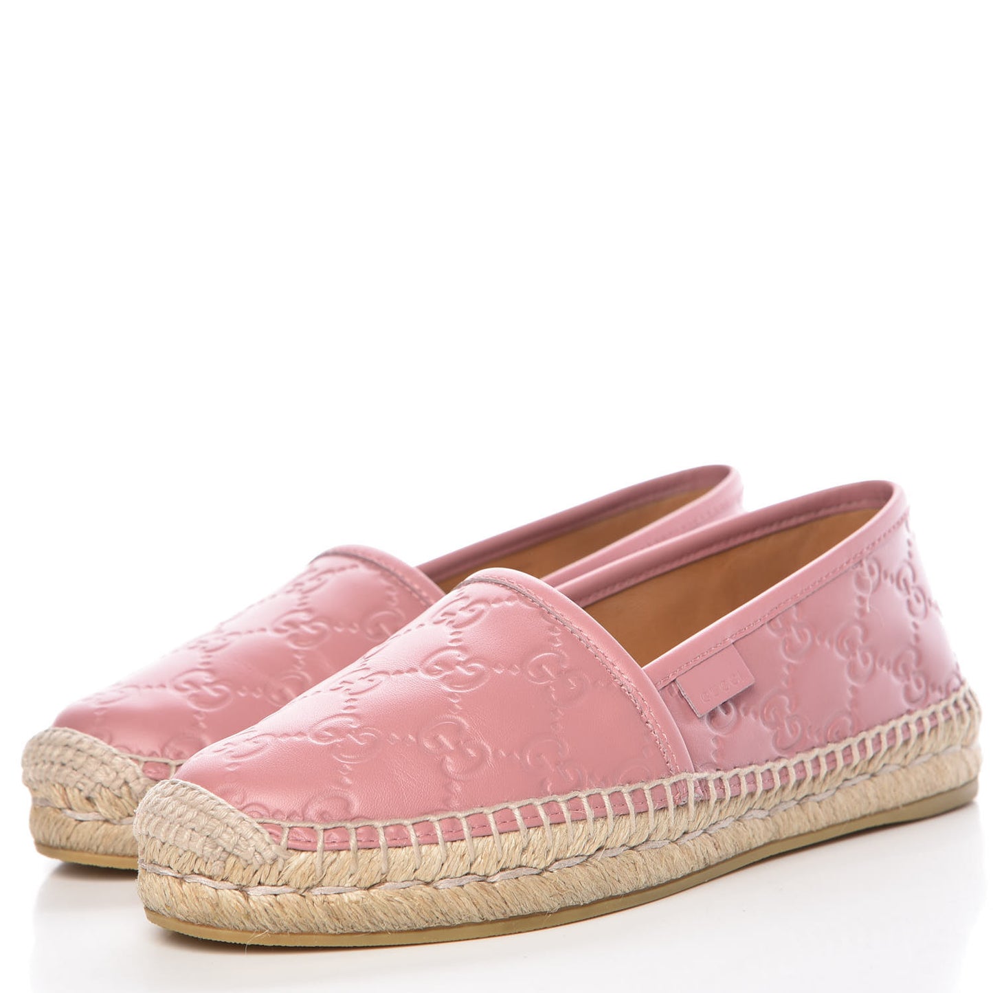 Guccissima Signature Espadrilles 35 Rose Baby Candy