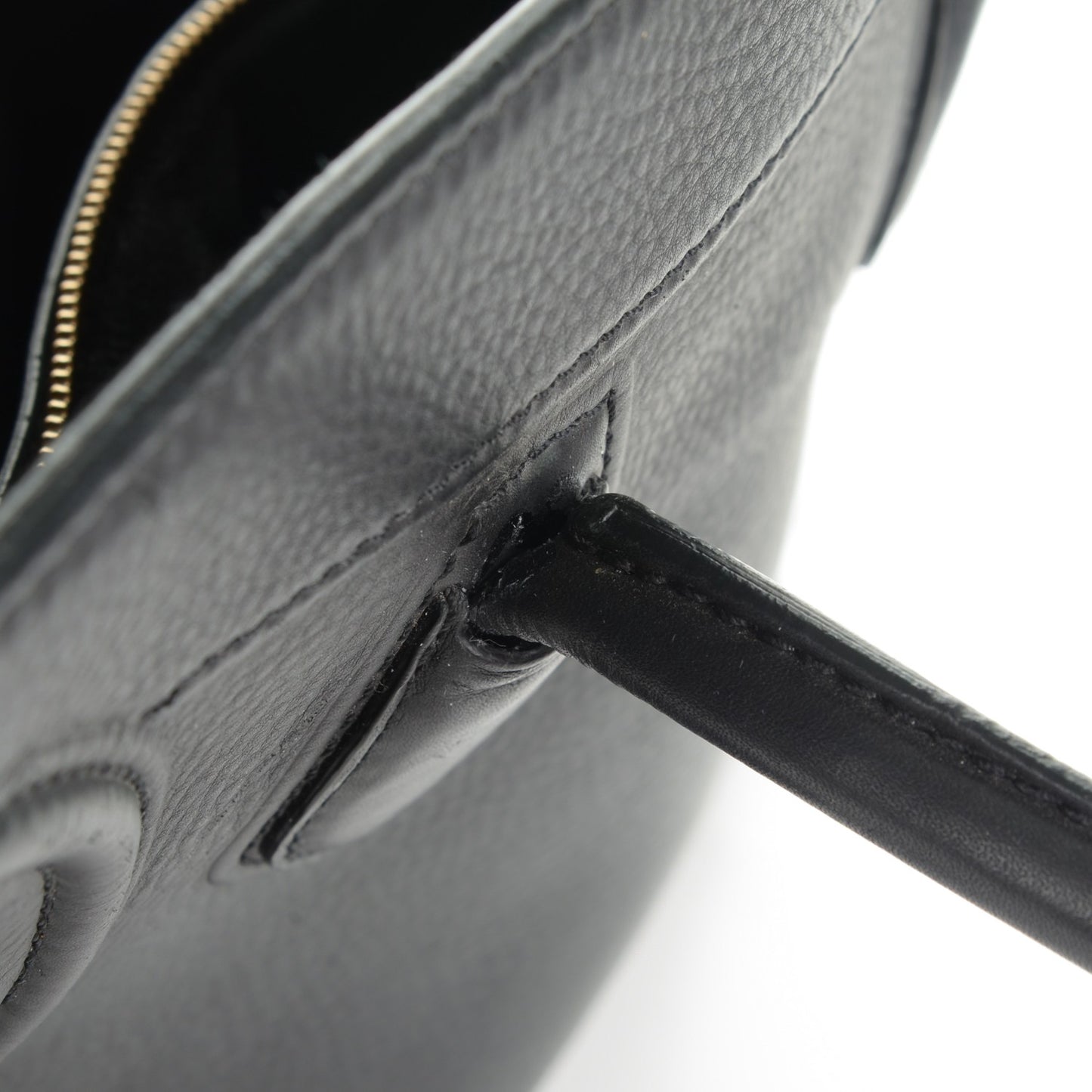 Supple Calfskin Medium Phantom Luggage Black