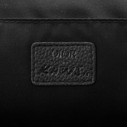 Christian Dior X KAWS Nylon Calfskin Logo Backpack Black 6 of 12