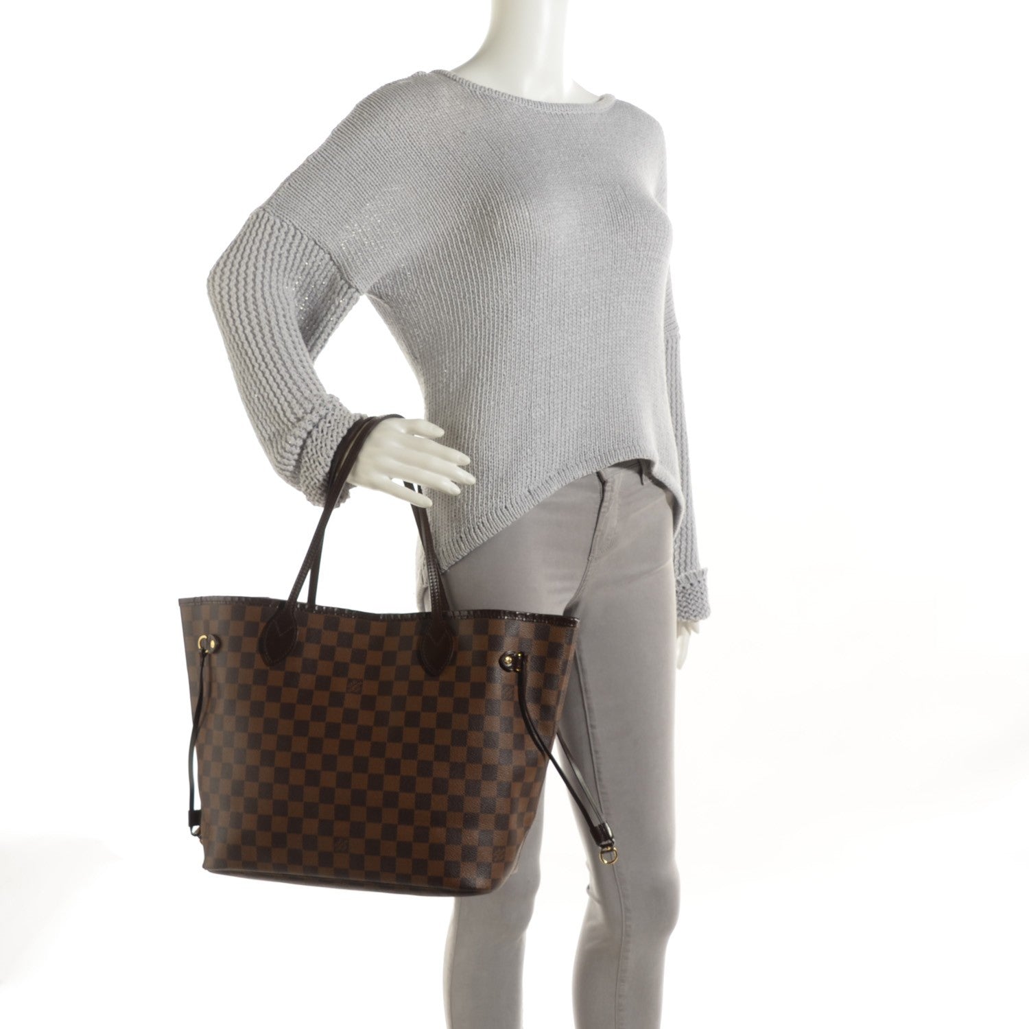 Louis Vuitton Damier Ebene Neverfull MM 2 of 7