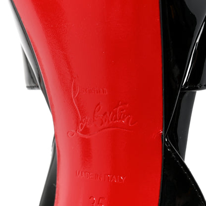 Christian Louboutin Patent Supramariza 130 Sandals 35 Black 7 of 8