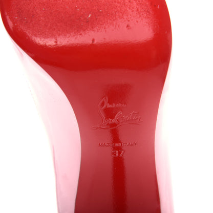 Christian Louboutin Patent Pigalle Follies 100 Pumps 37 Eglantine 9 of 9
