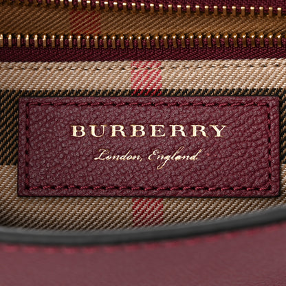 Burberry Soft Grain Calfskin Small Medley Crossbody Dark Plum 7 of 13