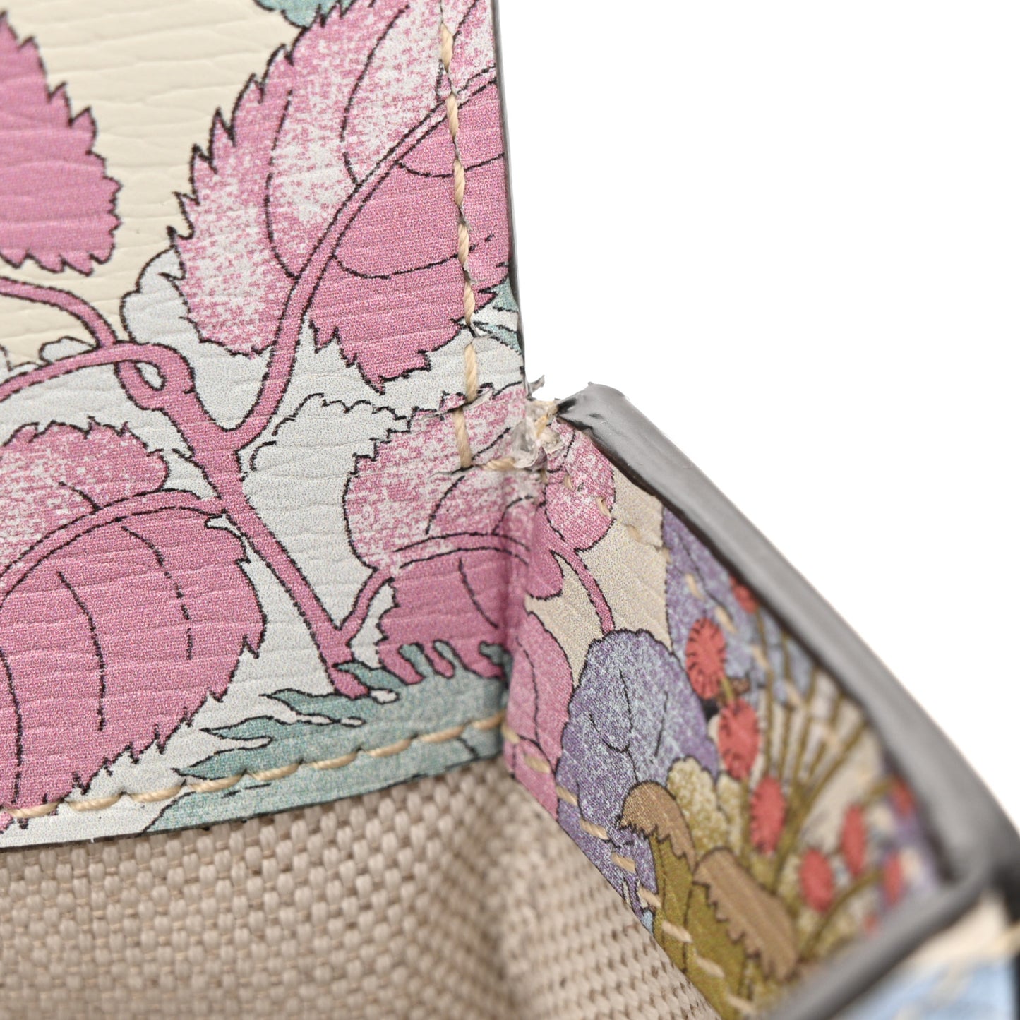 New Shangai Calfskin Tiger Savanah Web Mini Horsebit 1955 Shoulder Bag Chalky White Multicolor
