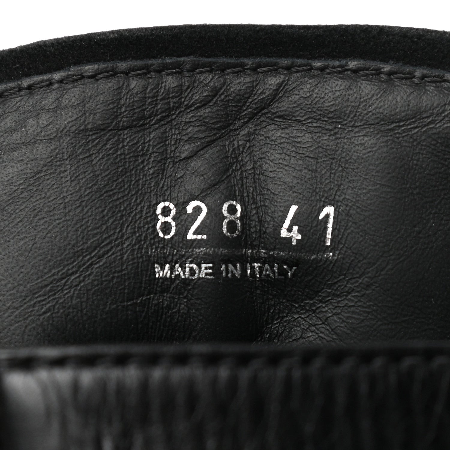 Prada Vitello Lux Nylon Metal Triangle Logo Monolith Pouch Pocket 55mm Tall Combat Boots 41 Black 8 of 11