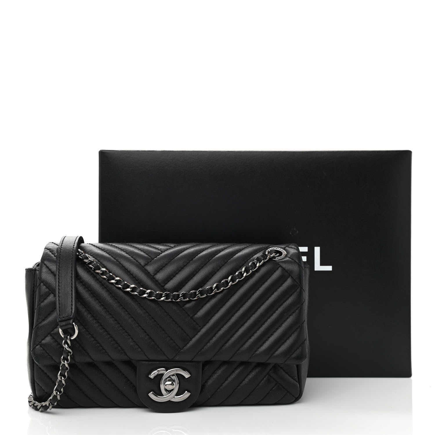 Chanel Lambskin Small CC Crossing Flap Black 11 of 11