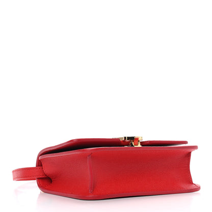 Burberry Grainy Calfskin Small TB Bag Bright Red 4 of 8