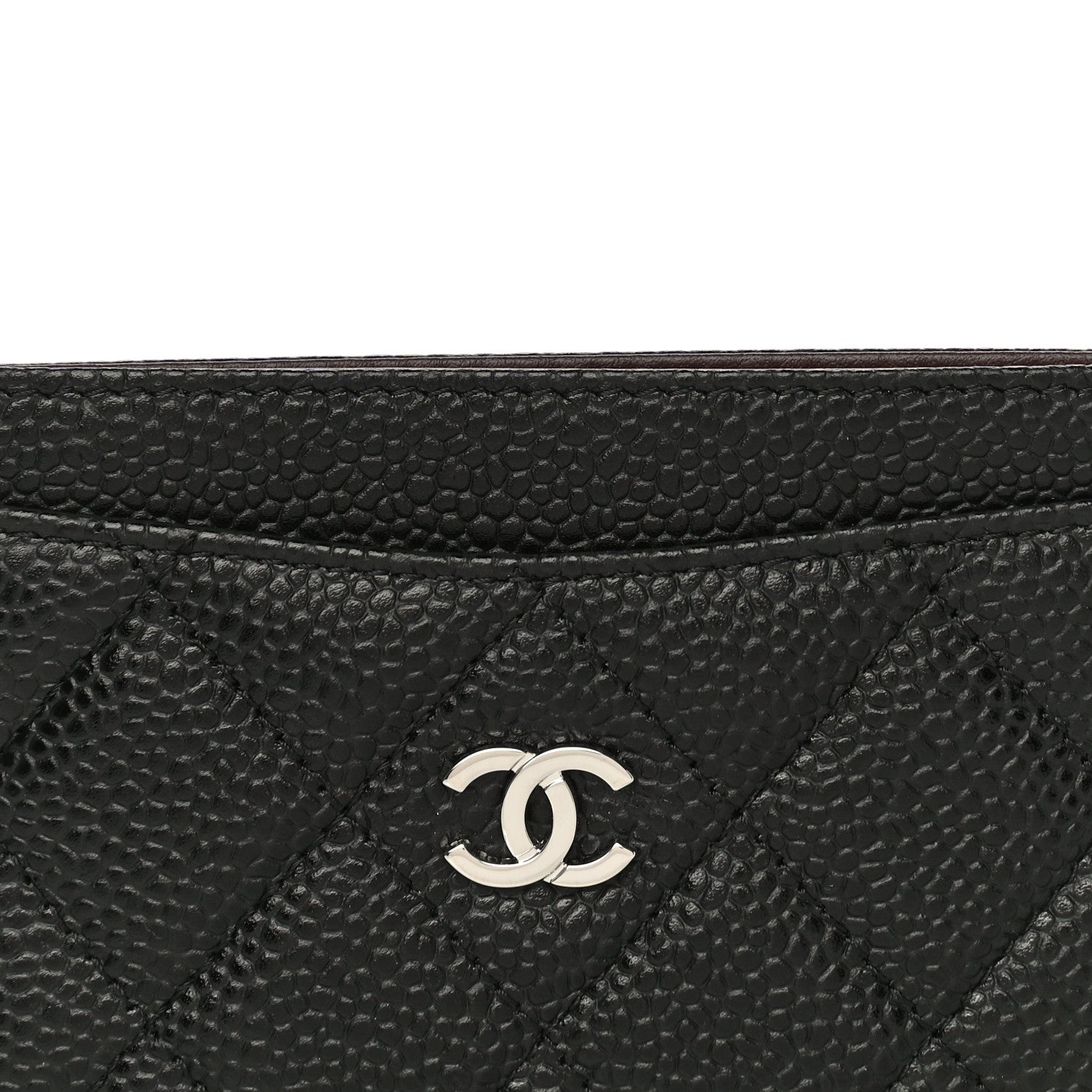 Chanel Caviar Quilted Card Holder Black 9 of 12