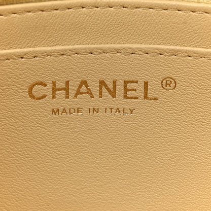 Chanel Lambskin Quilted Mini Rectangular Flap Light Yellow 6 of 13