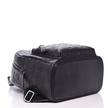 MCM Calfskin Ottomar Small Stark Backpack Black 4 of 12