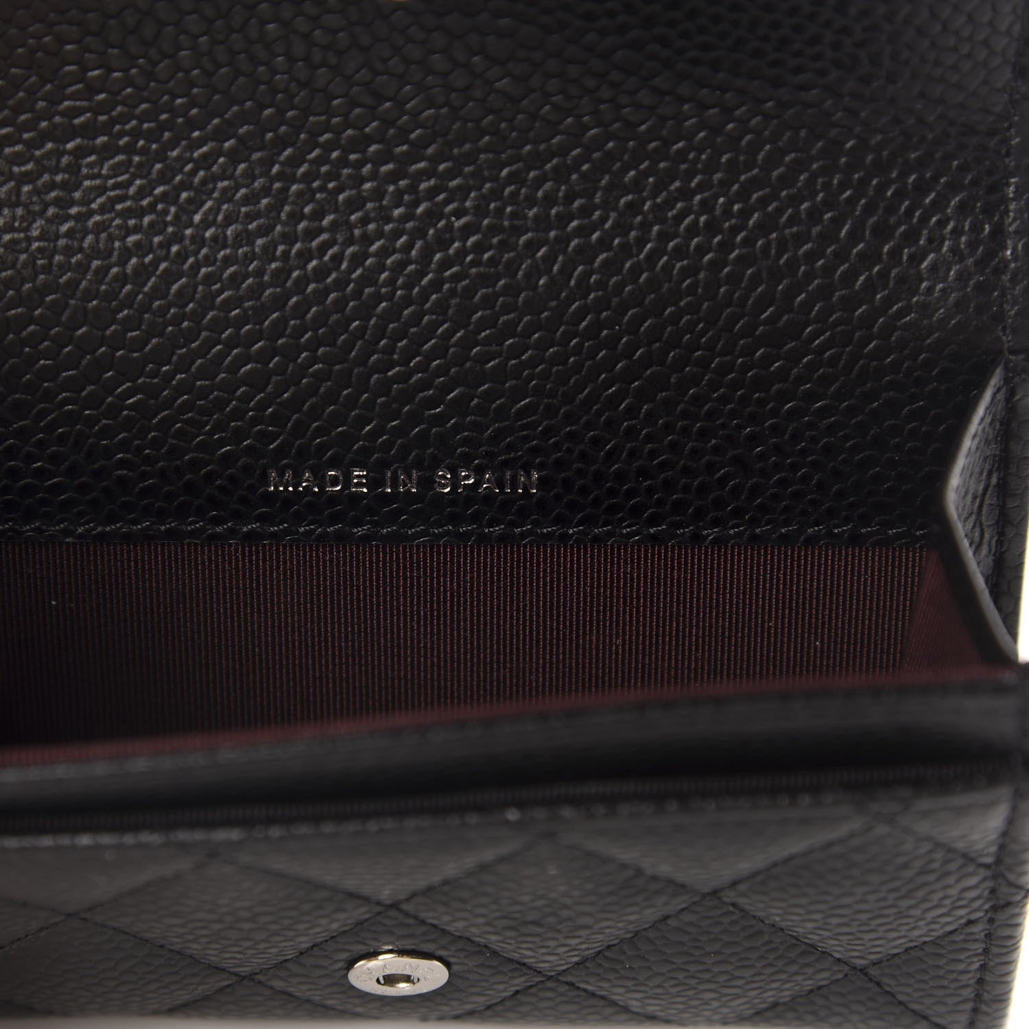 Chanel Caviar Quilted Flap Card Holder Black 7 of 8