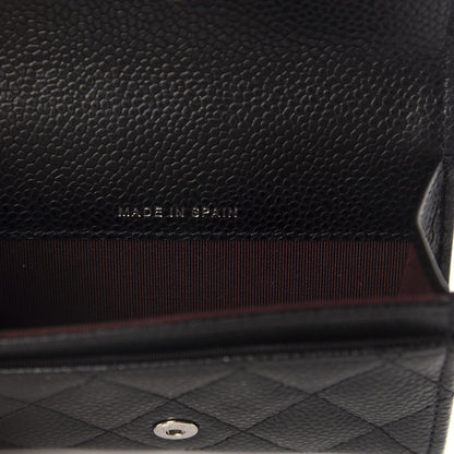 Chanel Caviar Quilted Flap Card Holder Black 7 of 8