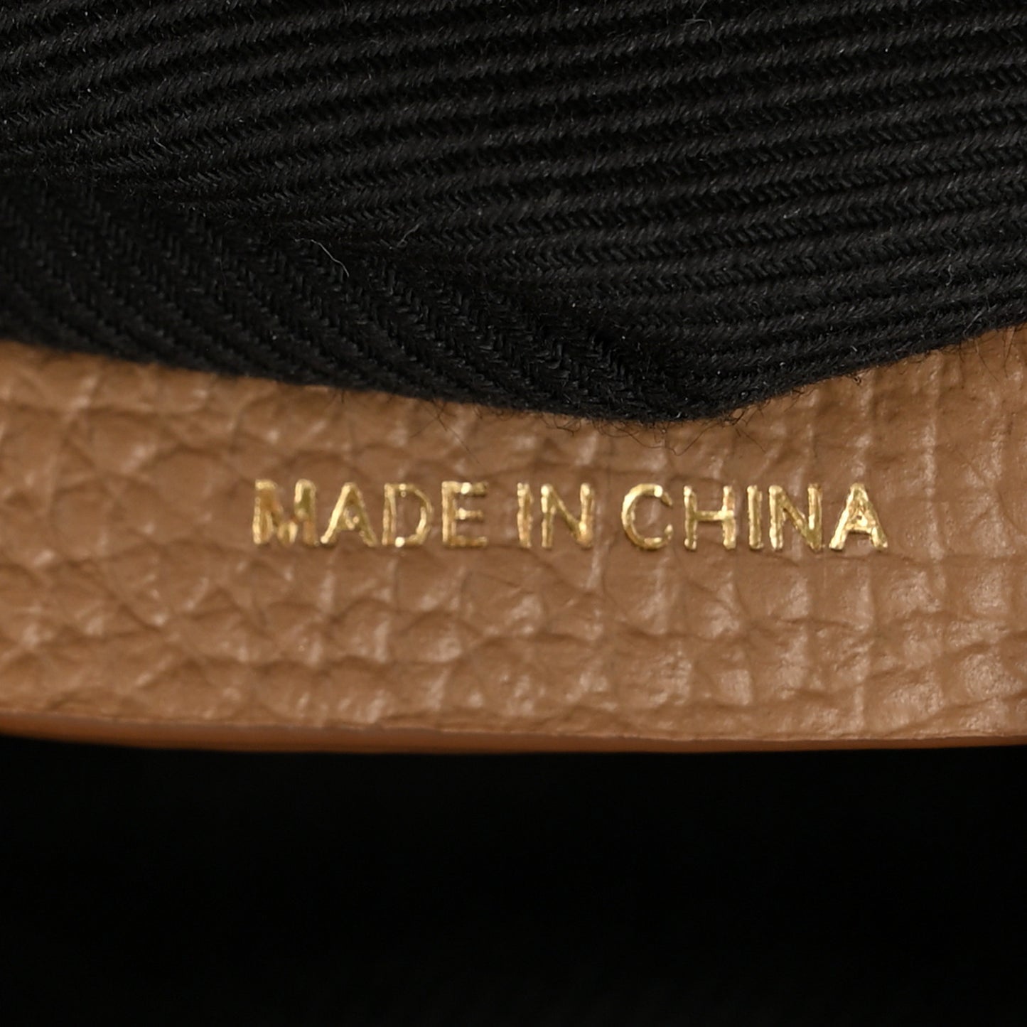 Derby Calfskin House Check Medium Banner Tote Camel