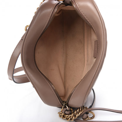 Gucci Calfskin Matelasse Small GG Marmont Chain Shoulder Bag Porcelain Rose 5 of 11