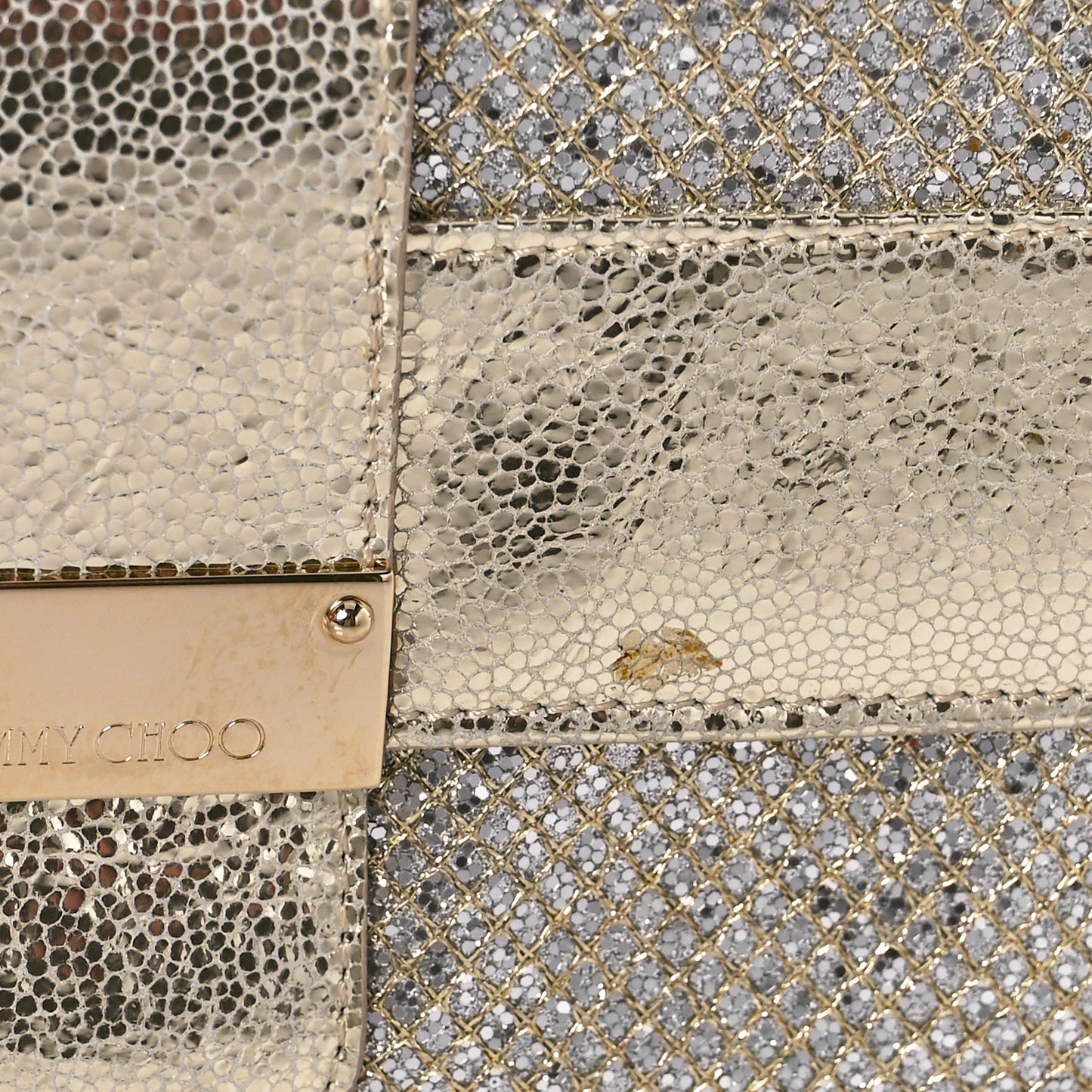 Glitter Fabric Reese Clutch Wallet Metallic