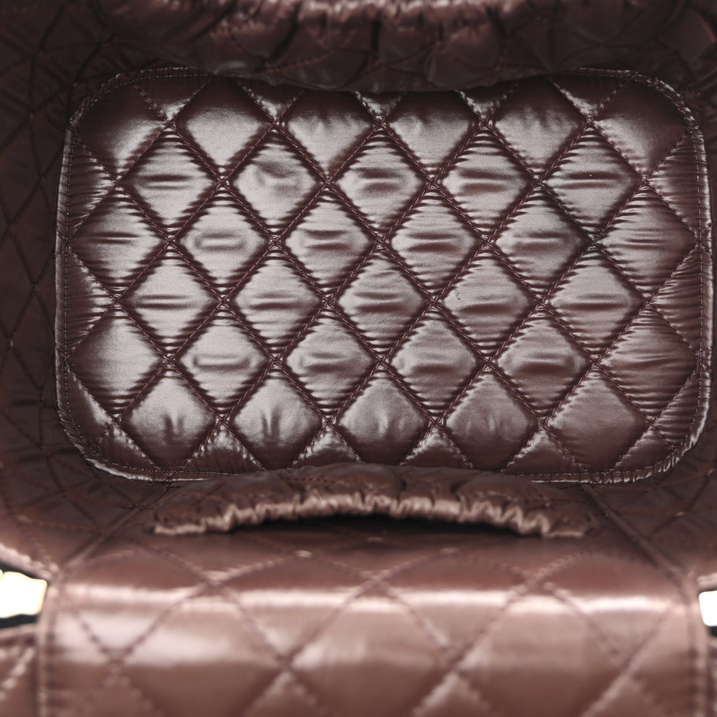 Caviar Quilted Large Vanity Pouch Black
