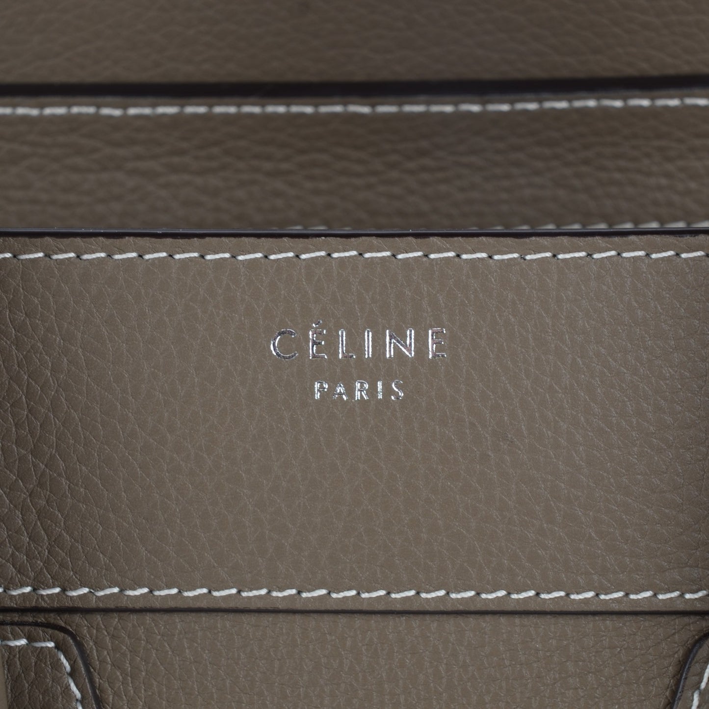 Drummed Calfskin Mini Luggage Souris