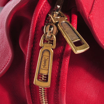 Saint Laurent Sheepskin Medium Cabas ChYc Red 5 of 9