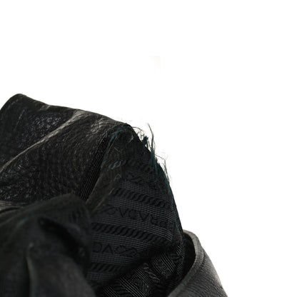 Prada Vitello Daino Top Handle Tote Black 12 of 16