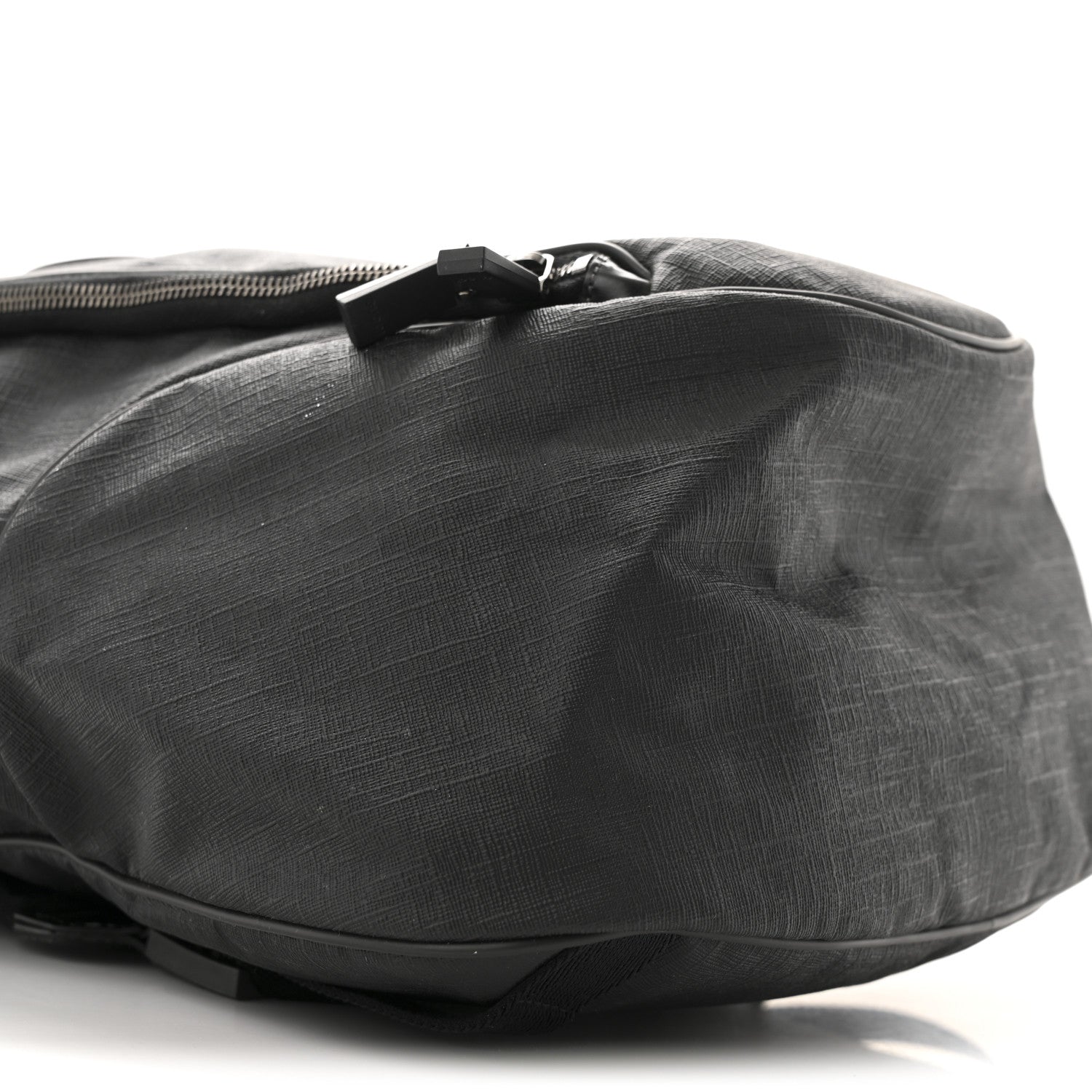 Gucci GG GUCCI Coated Canvas Interlocking G Travel Backpack Black 9 of 12