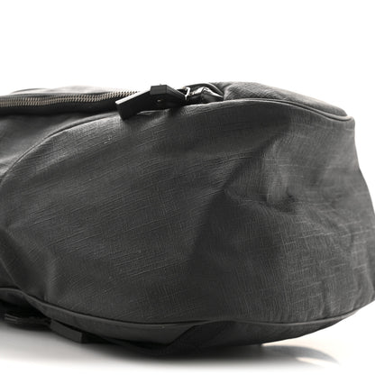 Gucci GG GUCCI Coated Canvas Interlocking G Travel Backpack Black 9 of 12