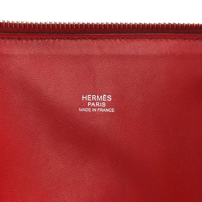 Hermes Taurillon Clemence Bolide 35 Rouge Garance 6 of 12