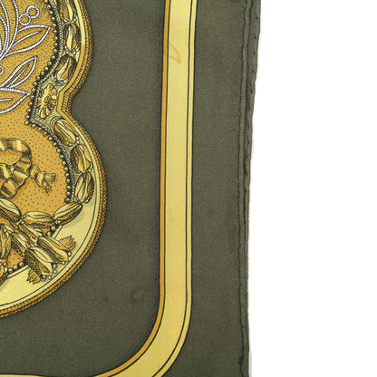 Hermes Silk Grand Apparat Scarf 90 5 of 5