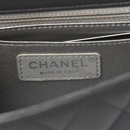 Chanel Lambskin Quilted Mini Rectangular Flap Grey 6 of 13