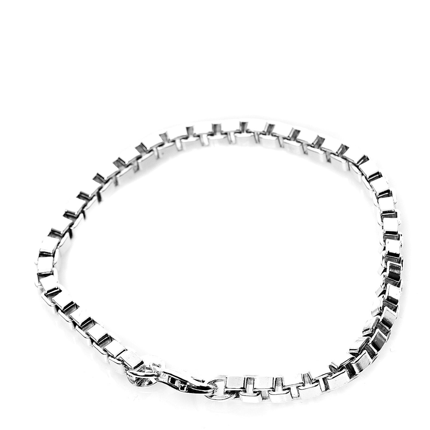 Sterling Silver 4mm Venetian Link Bracelet