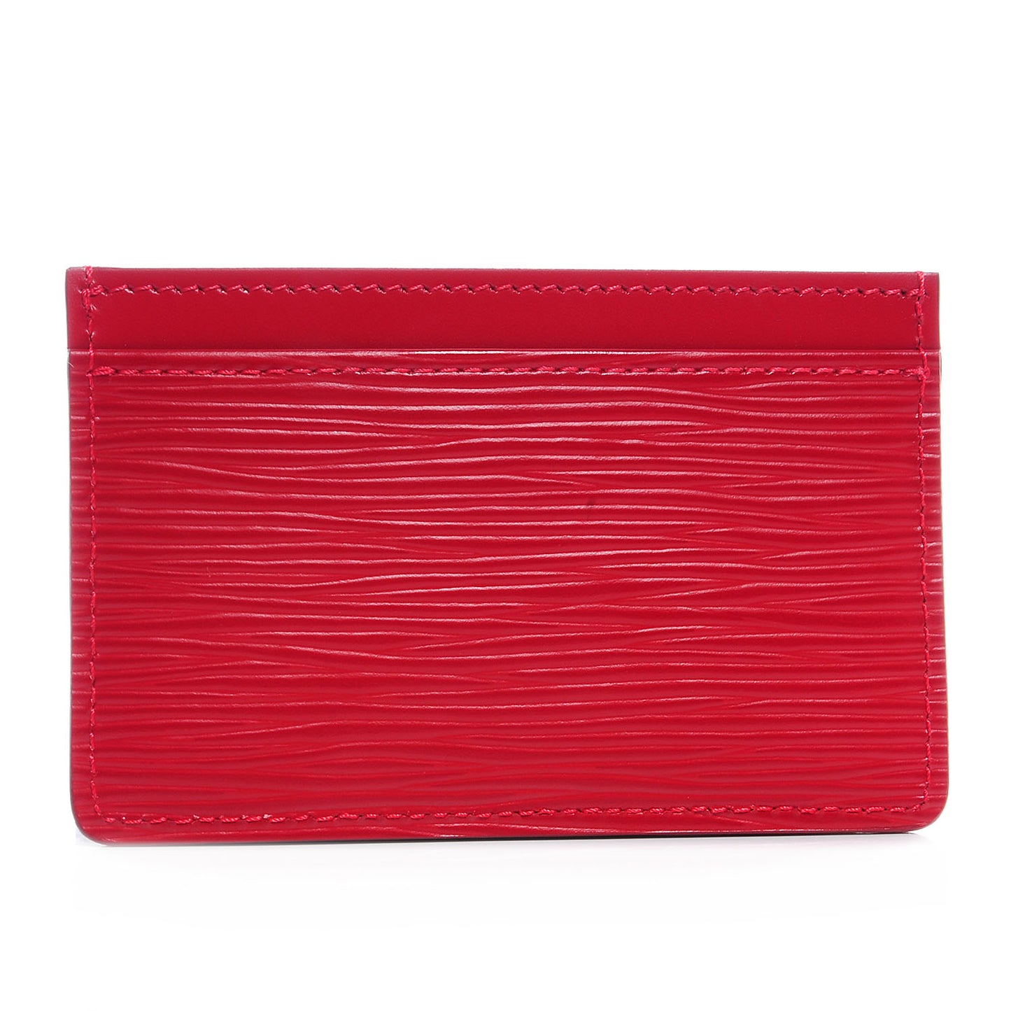 Epi Card Holder Carmine