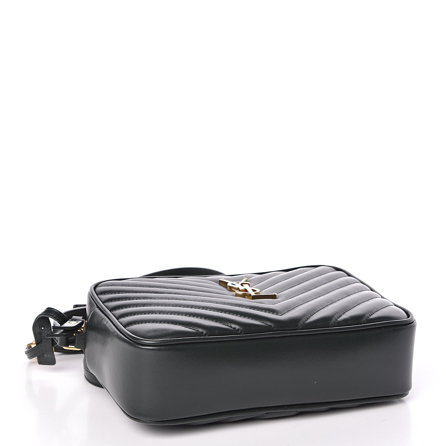 Saint Laurent Calfskin Matelasse Monogram Lou Camera Bag Green 4 of 10