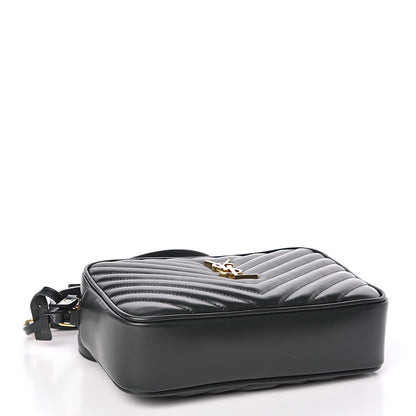 Saint Laurent Calfskin Matelasse Monogram Lou Camera Bag Green 4 of 10