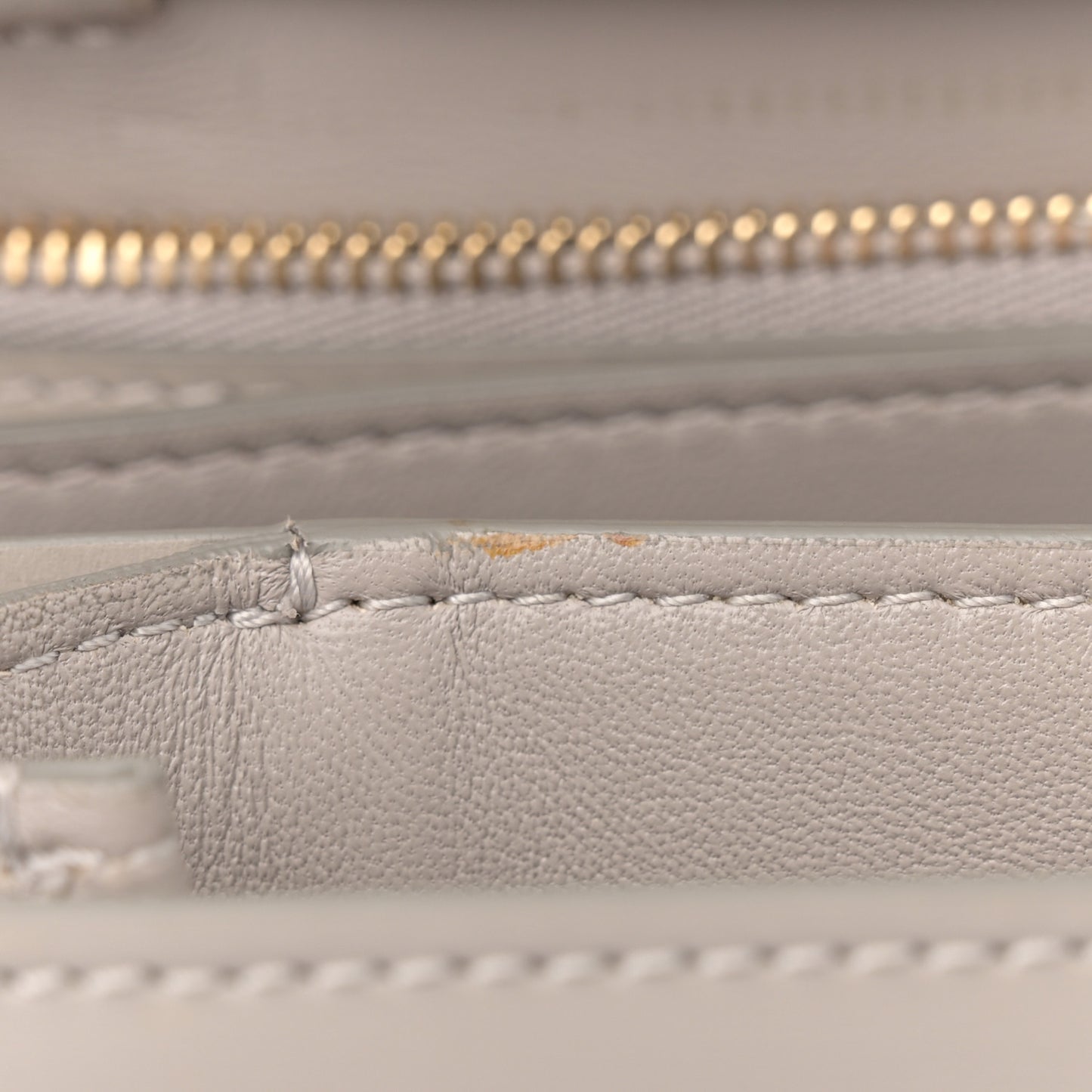 Box Calfskin Medium Classic Box Flap Bag Clay